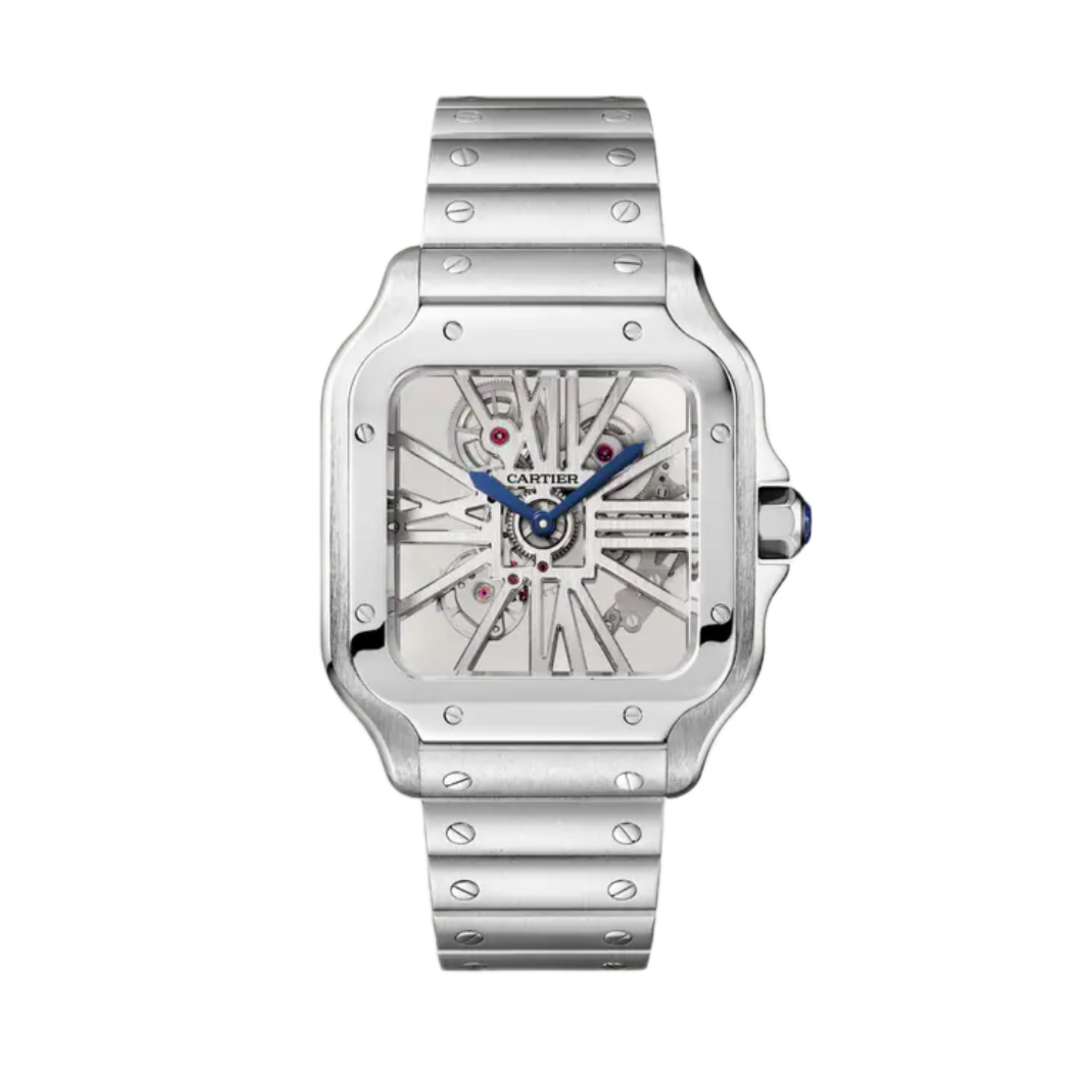 Cartier santos skeleton automatic